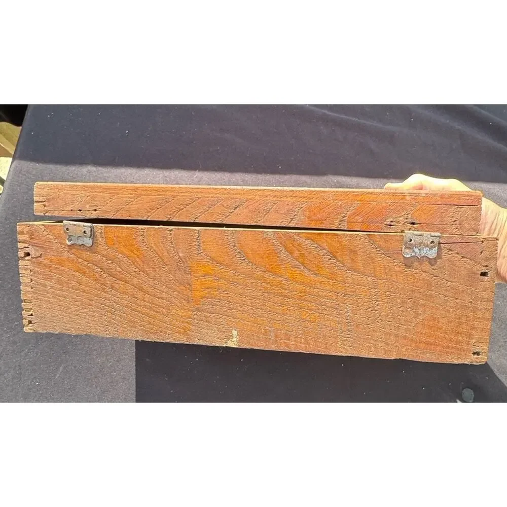 Antique Bliss Boys Union Tool Chest No 600B Wood Box Storm King Door Hanger